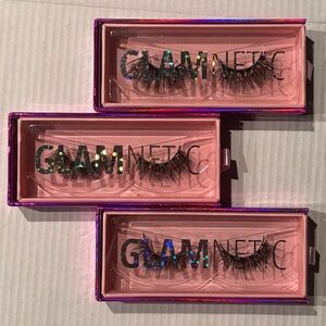 Bundle of 3 Glamnetic Magnetic Lashes VIP VERIFIED VIXEN Brand New